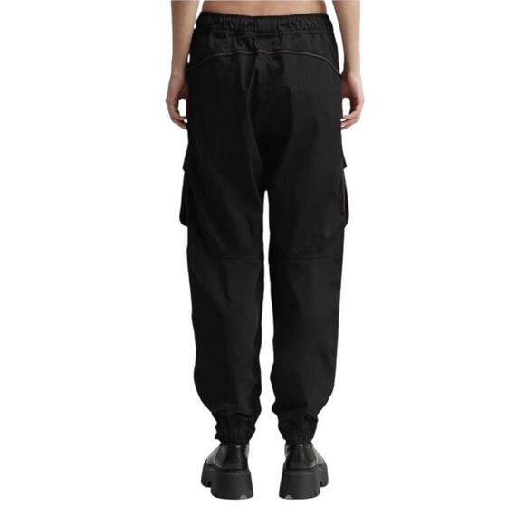 Diesel Black Nylon Cargo Pants Skater Goth Baggy P-Mirt NWT $375 - Picture 5 of 15